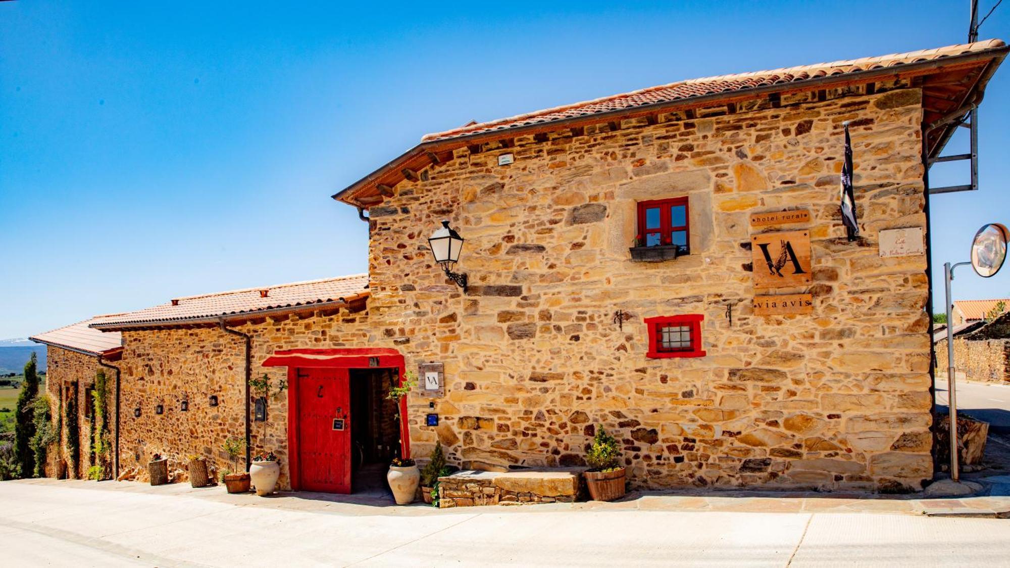 Gasthaus Via Avis Santa Catalina de Somoza Exterior foto