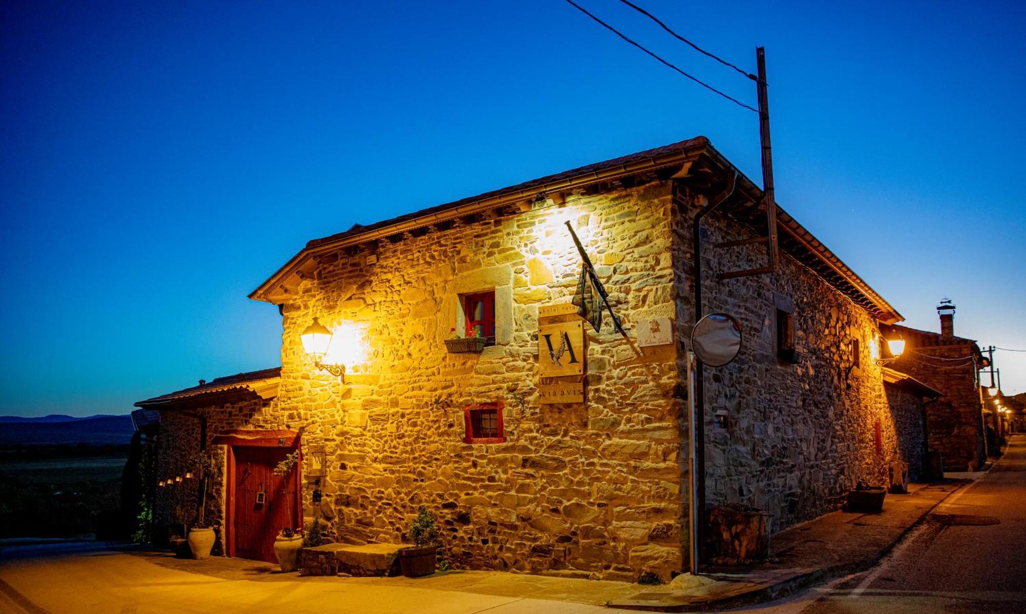 Gasthaus Via Avis Santa Catalina de Somoza Exterior foto